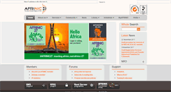 Desktop Screenshot of afrinic.net