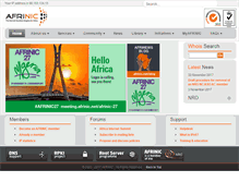 Tablet Screenshot of afrinic.net